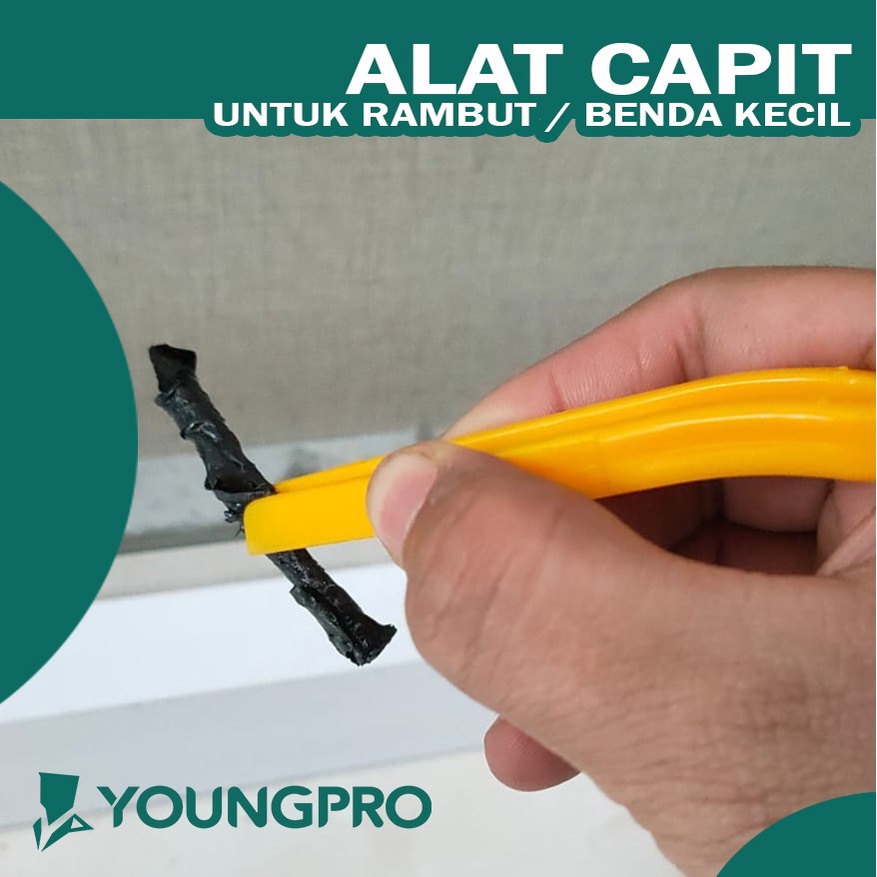 TOILET GAP FLOOR BRUSH +FLOOR SQUEZZER WITH CLIP Sikat Toilet sikat kamar mandi Sikat Dorong Lantai Dengan Wiper Alat Pembersih Lantai Kaca 2IN1 TGF-01