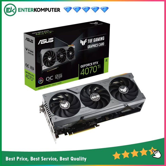 Asus GeForce RTX 4070 Ti 12GB GDDR6X - TUF Gaming OC Edition