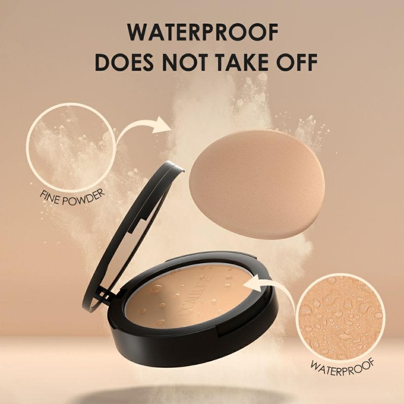 [ready] FOCALLURE Oil-control Pressed Powder With Sponge Matte | Bedak Padat Natural Matte Setting Powder Face Makeup 3 Colour