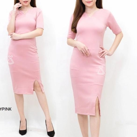 Dress Wanita / Dress Pesta / MAILA DRESS / Bahan Scuba Premium Import