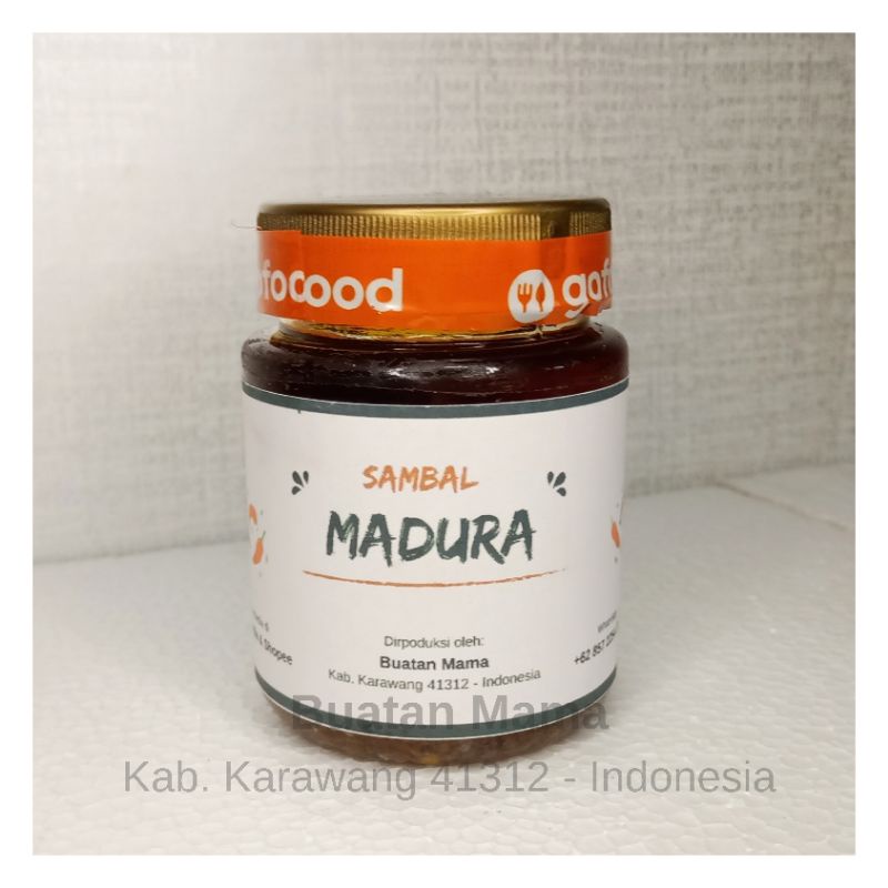 

Sambal Madura 200ml - Sambal Madura Bebek Hitam