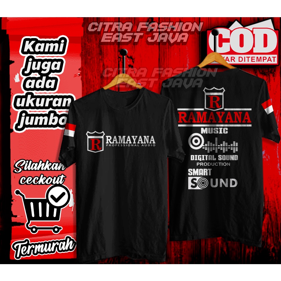 Kaos Pria Professional Audio Ramayana