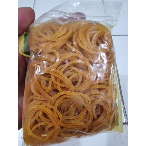 Karet Gelang Kuning &amp; Merah Import 100gram