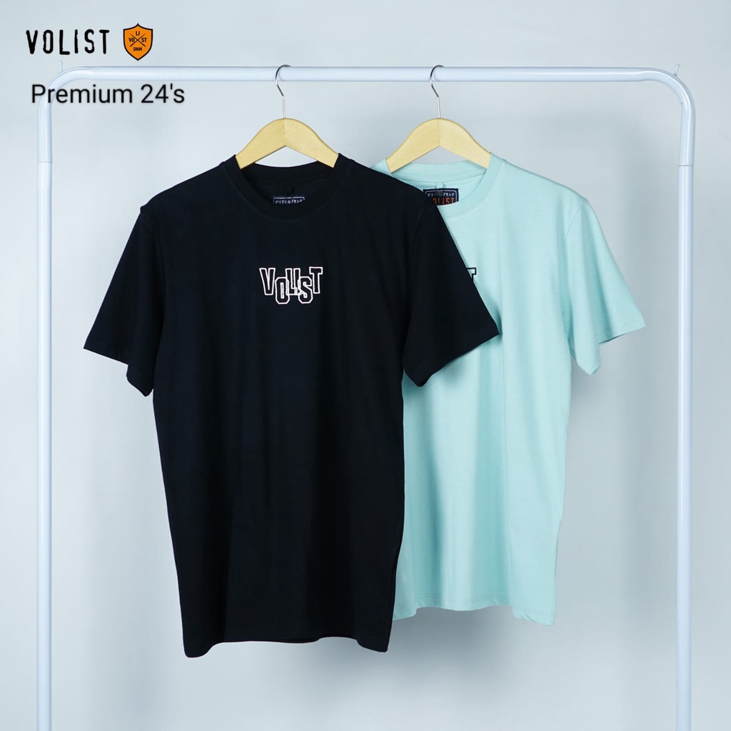 KAOS PREMIUM//DiStro T-SHIRT VOLIST PREMIUM CATTON  24 S