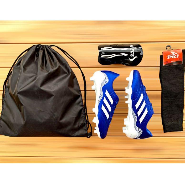 MFQ (BISA BAYAR DI TEMPAT) Sepatu Bola Adidas Predator fg satu set fre kos kaki deker tas gymsack Se