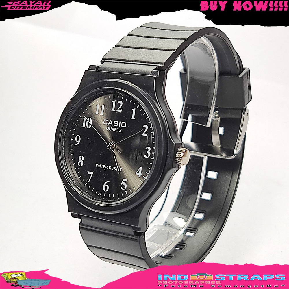 Jam Tangan Wanita Klasik Analog Korean Vintage Black