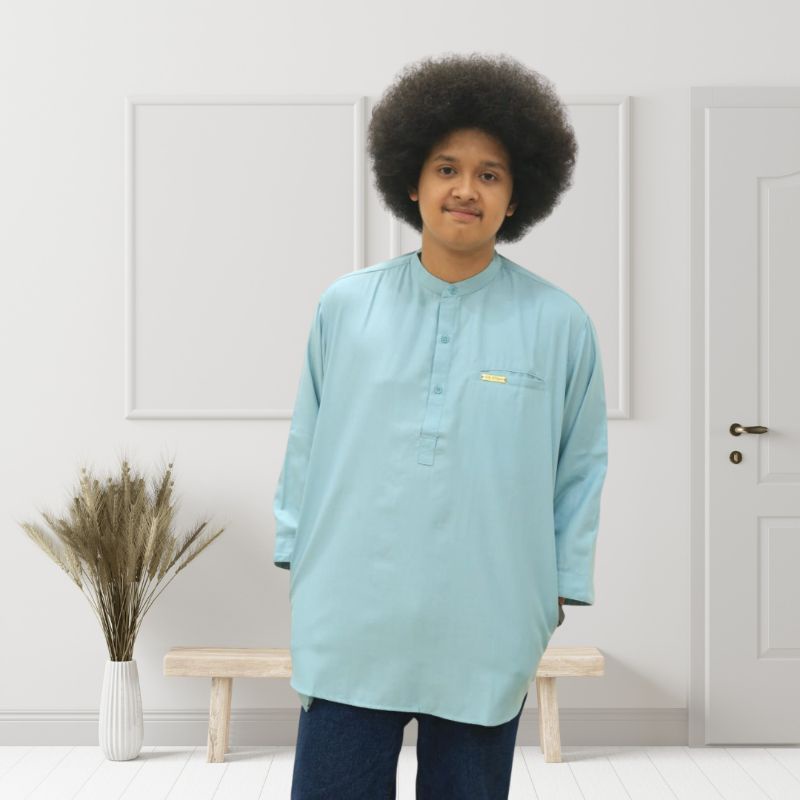 Baju Koko kurta dewasa warna hijau wardah