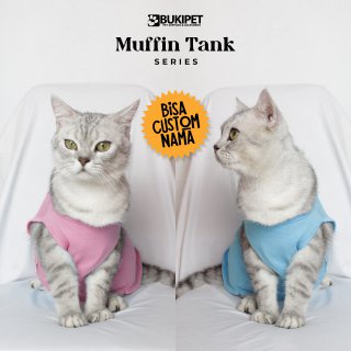 baju kucing anjing kelinci monyet lucu murah  aksesoris hewan kecil - MUFFIN TANK SERIES