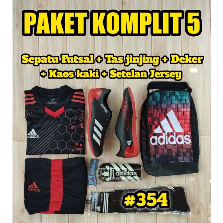 SEPATU FUTSAL MURAH, SEPATU FUTSAL PAKET KOMPLIT 5 MURAH, SEPATU FUTSAL PAKET LENGKAP 5 MURAH MERIAH