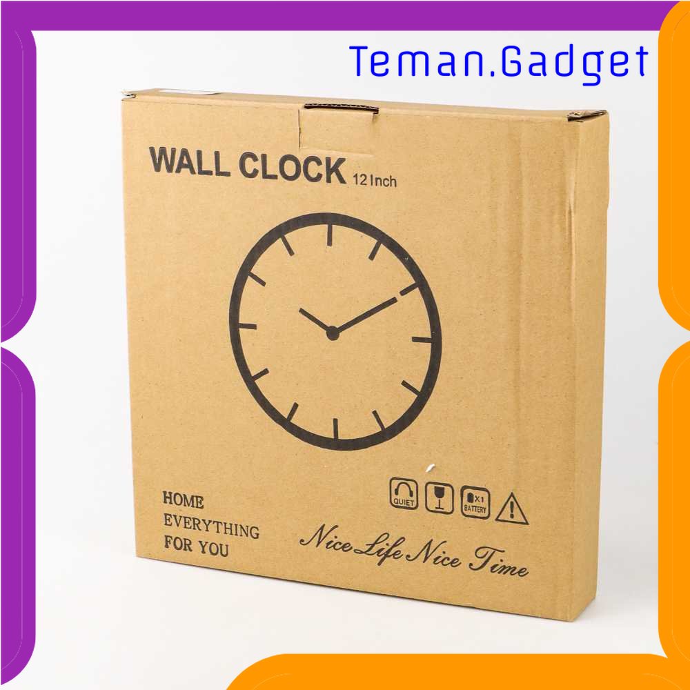 TG-PJM VOSARREA Jam Dinding Quartz Creative Design Geometric 30CM - E160