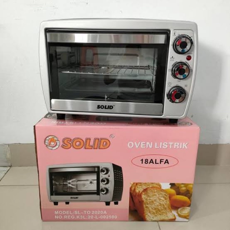 Solid Oven listrik 18ALFA 18 Liter