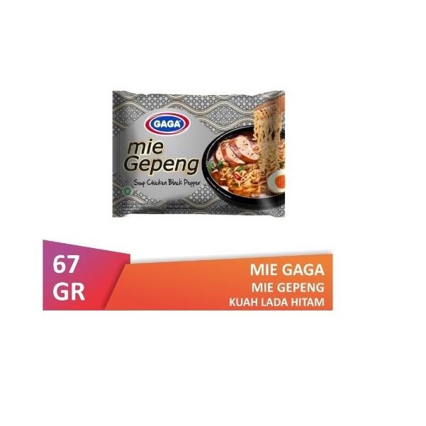 

Mie Gaga Gepeng Kuah Lada Hitam 67Gr