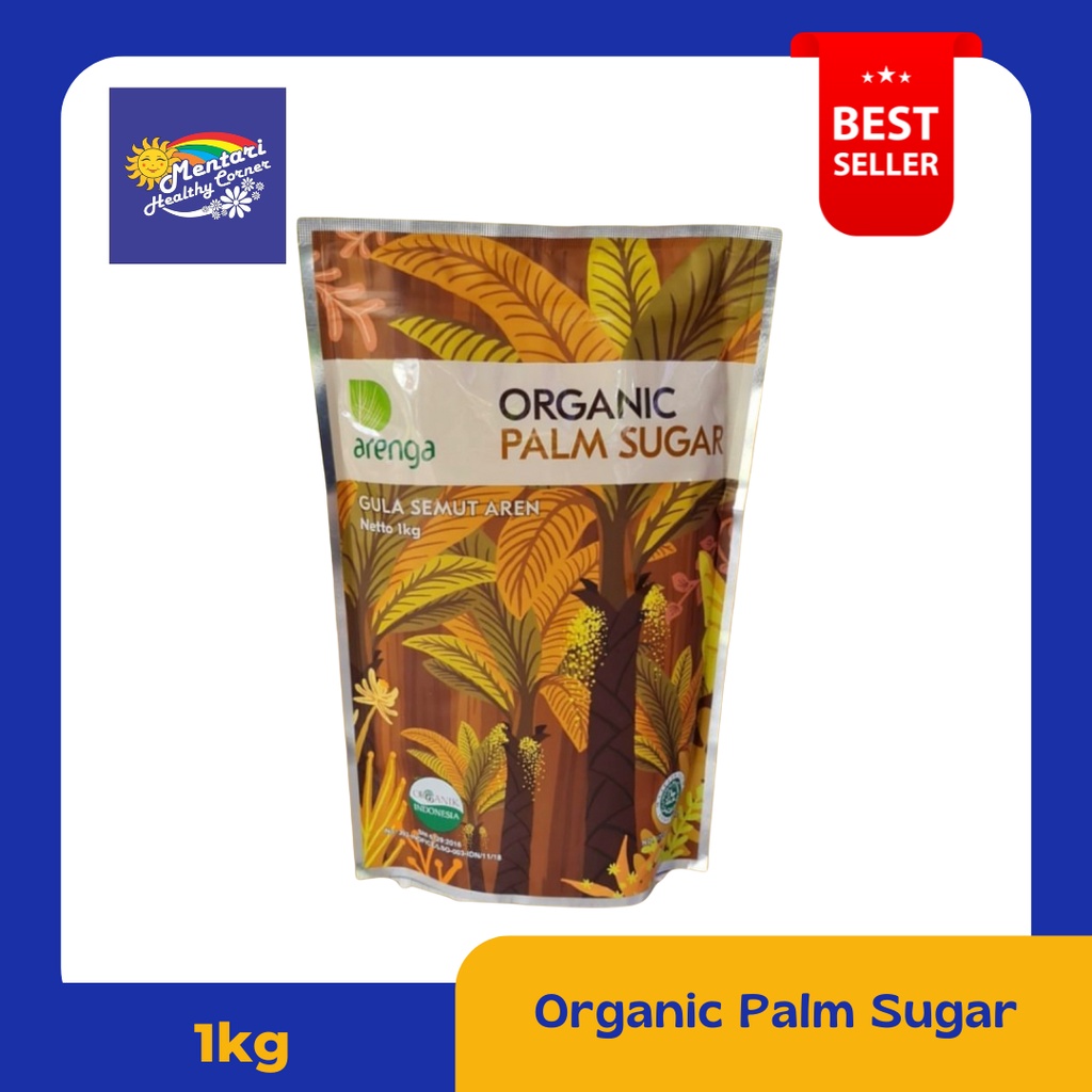 Organic Arenga Palm Sugar 1kg / Gula Semut Aren Organik 1kg