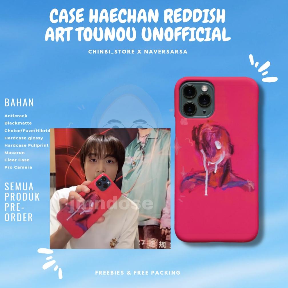 PRODUK- CASE HP HAECHAN REDDISH ART TOUNOU SMILE UNOFFICIAL .