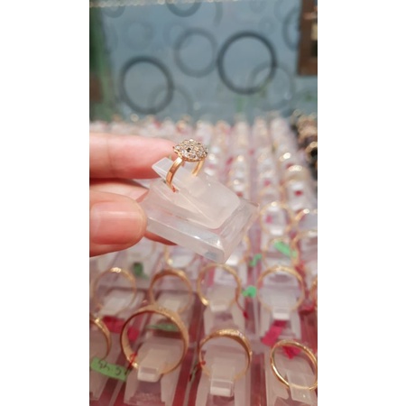 cincin anak hellokity emas 700 asli