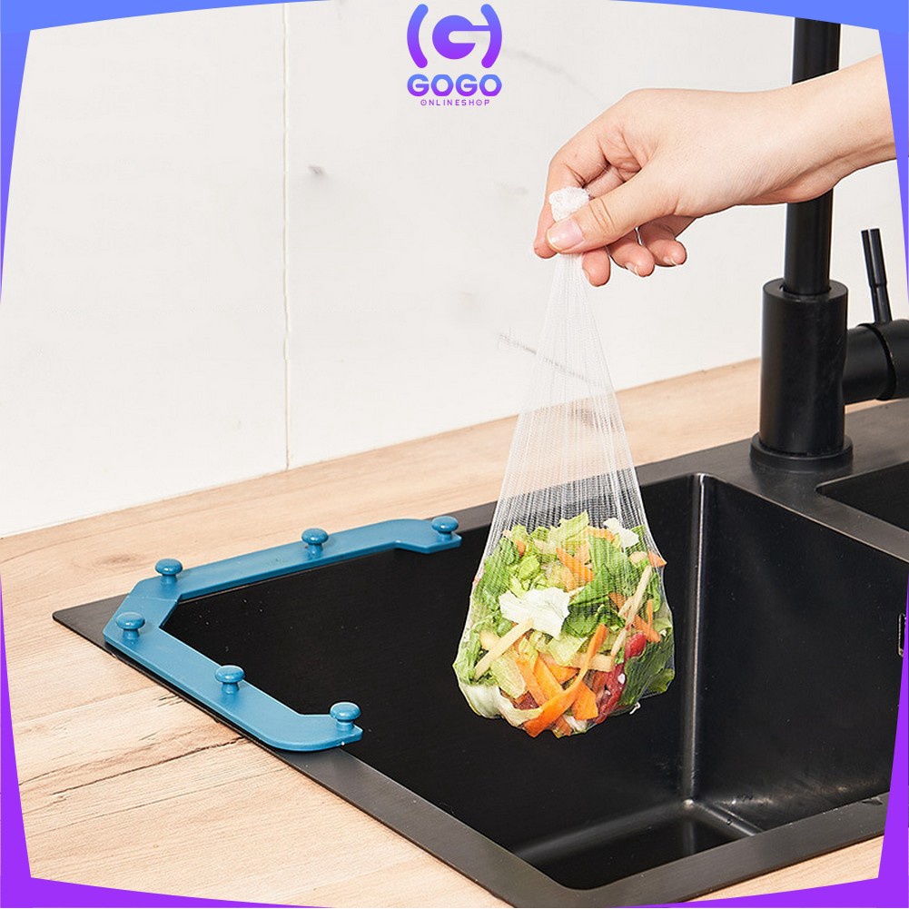 GOGO-C537 Saringan Wastafel Isi 50PCS Kantong Jaring Jala Penyaring Sampah Wastafel Sink Dapur / Filter Saringan Sampah Kitchen Sink Anti Mampet