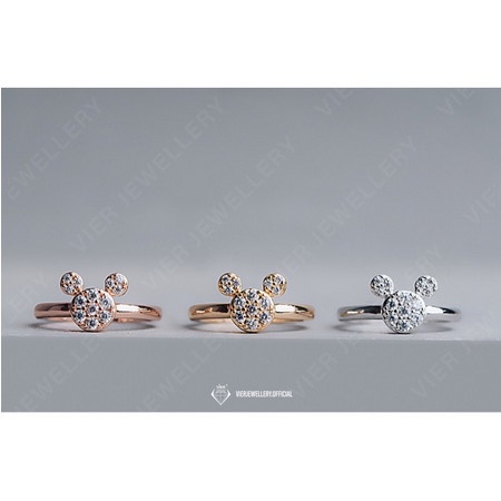 Vier Jewellery Mickey Anak 6566 cincin mickey anak