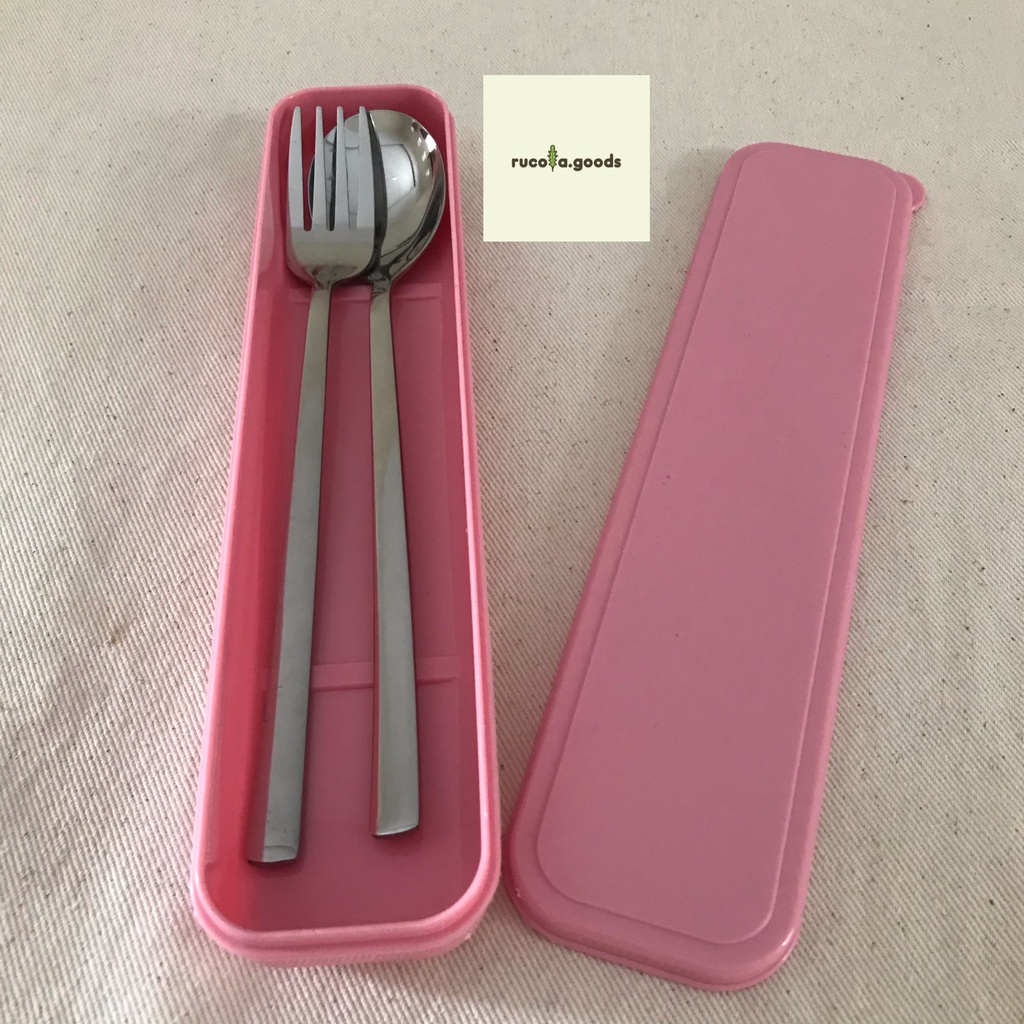 SENDOK GARPU BOX BESAR Aja Size STANDAR Alat Makan Steril Higienis Sujeo Korea Stainless Food SUS Grade 304