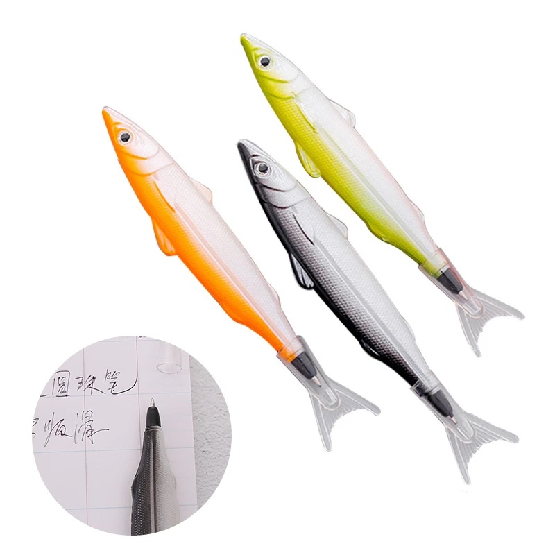 Alat Tulis Siswa Kantor 1 Pc Ikan Laut Bolpoin Pasokan Sekolah Novelty Lucu Indah Pulpen 0.5mm Lucu Kreatif Lucu Alat Tulis Perlengkapan Sekolah