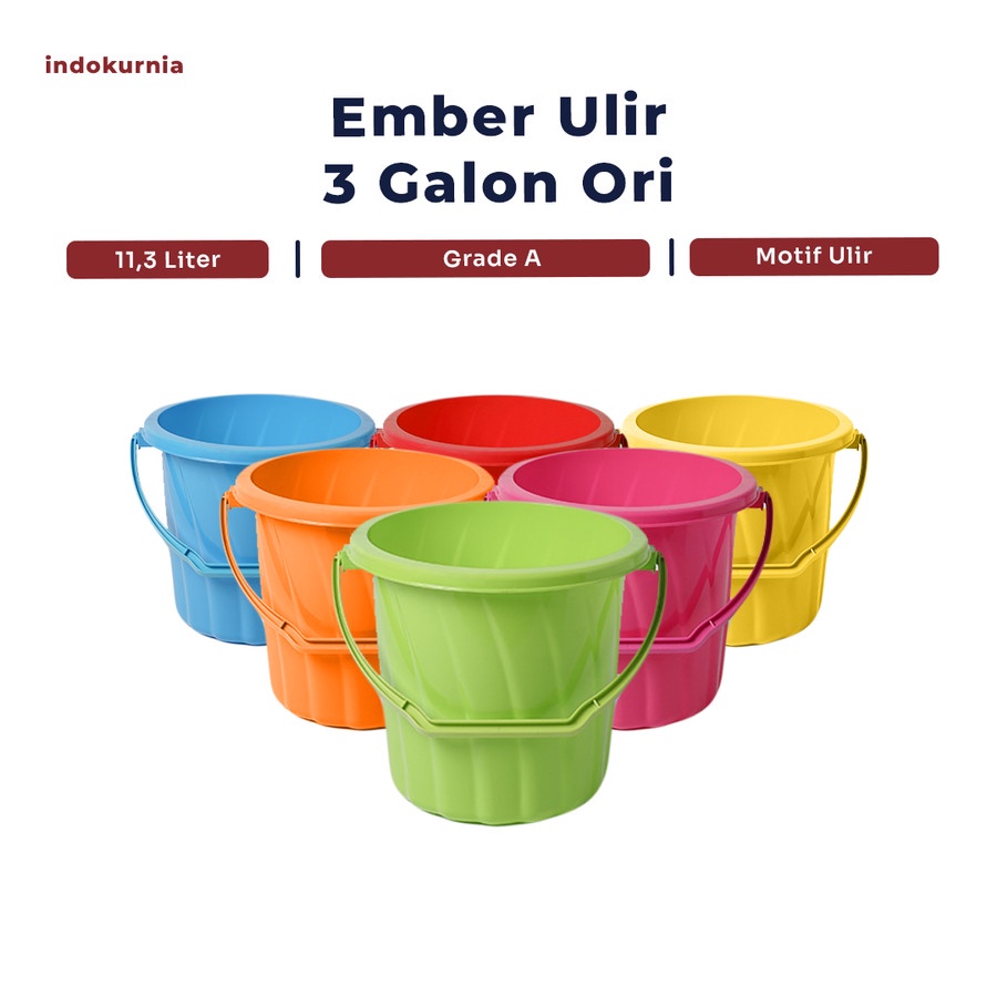 IK - Ember Plastik Ulir 3 Galon Ori EMBER 11 LITER TERMURAH