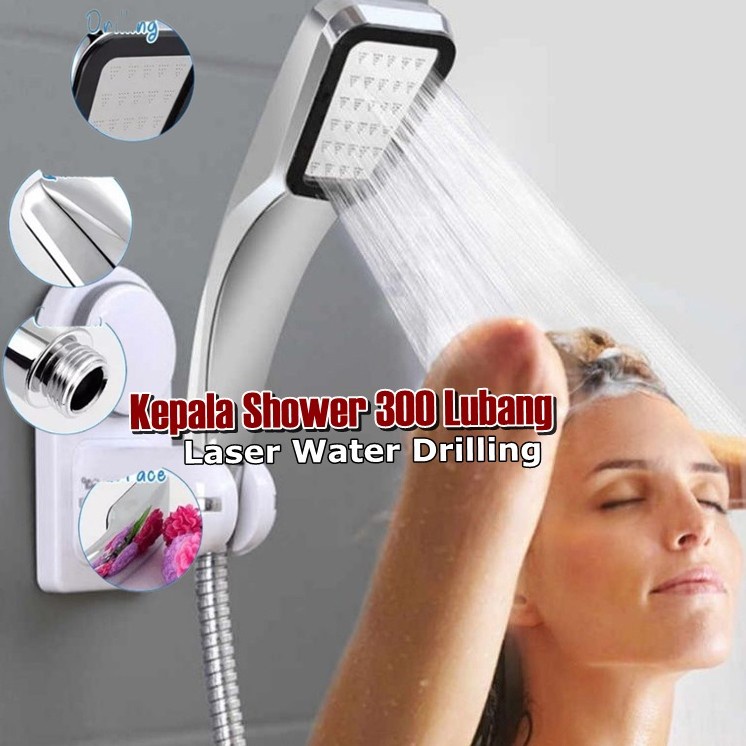 Head Shower Mandi Aerator 300 Lubang