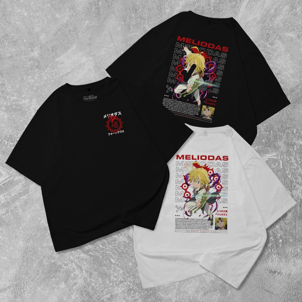 HIPNOP Kaos Oversize Melidos T-Shirt Cowok Premium