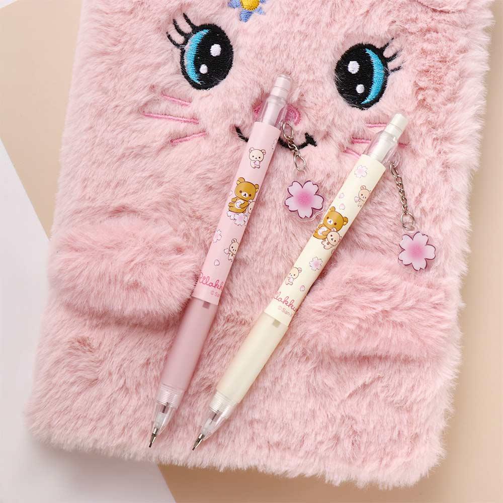 Lanfy Pensil Mekanik Perlengkapan Kantor Perlengkapan Sekolah 0.5/0.7mm Siswa Kartun Anak Hadiah Press Pen