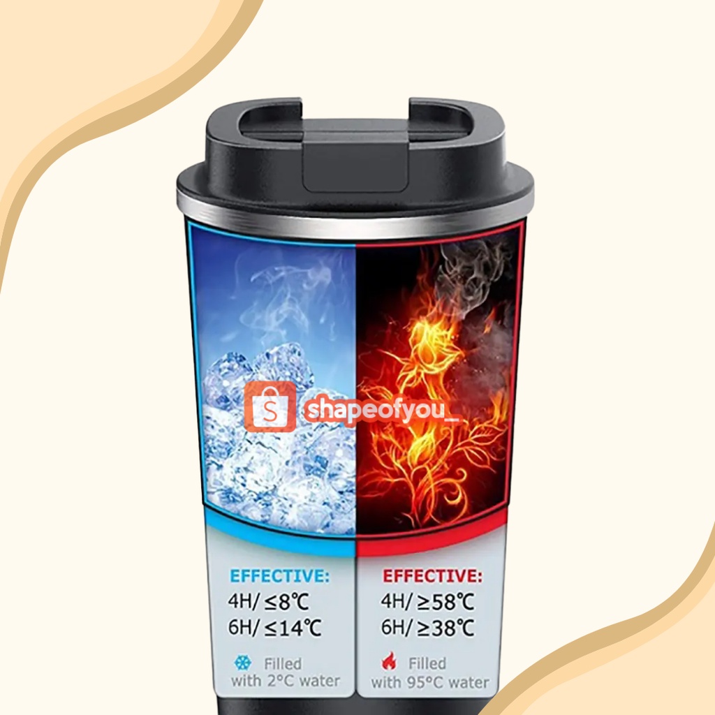 Tumblr Thermos Coffee Stainless Steel 510ml Tumblr Korea Premium Aesthetic