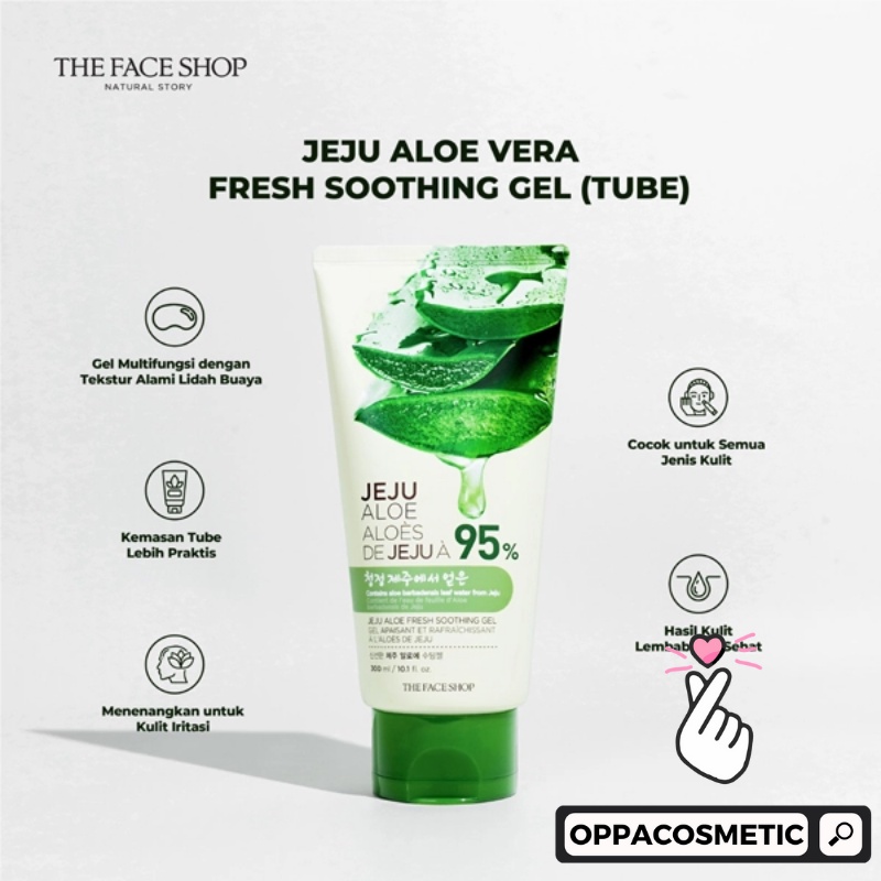 The Face Shop Jeju Aloe Fresh Soothing Gel Tube 300ml