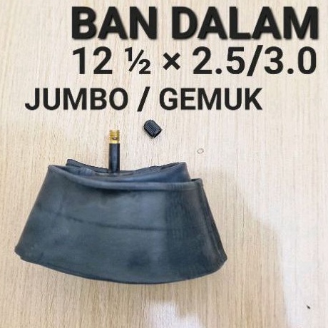 BAN DALAM SEPEDA ANAK JUMBO UKURAN 12 X 2.5 / 3.0 TUBE BAN DALAM BMX MINI BESAR GEMUK 12 INCH 12INCH