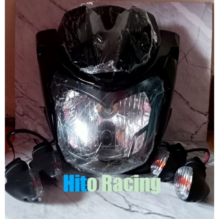 BATOK SET REFLEKTOR LAMPU DEPAN VIXION NVL20132014PLUSSEINDEPANBELAKANG