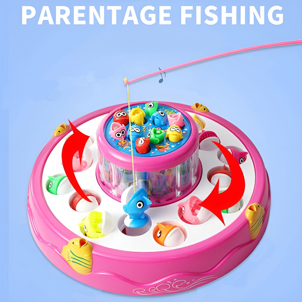 Fishing Game Magnet | Mainan Anak Cowok 3/4/5/6 Tahun | Mainan Memancing Ikan Magnet | Fishing