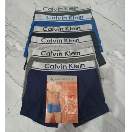 1 KOTAK ISI 3 PCS BOXER PRIA SILVER  PREMIUM