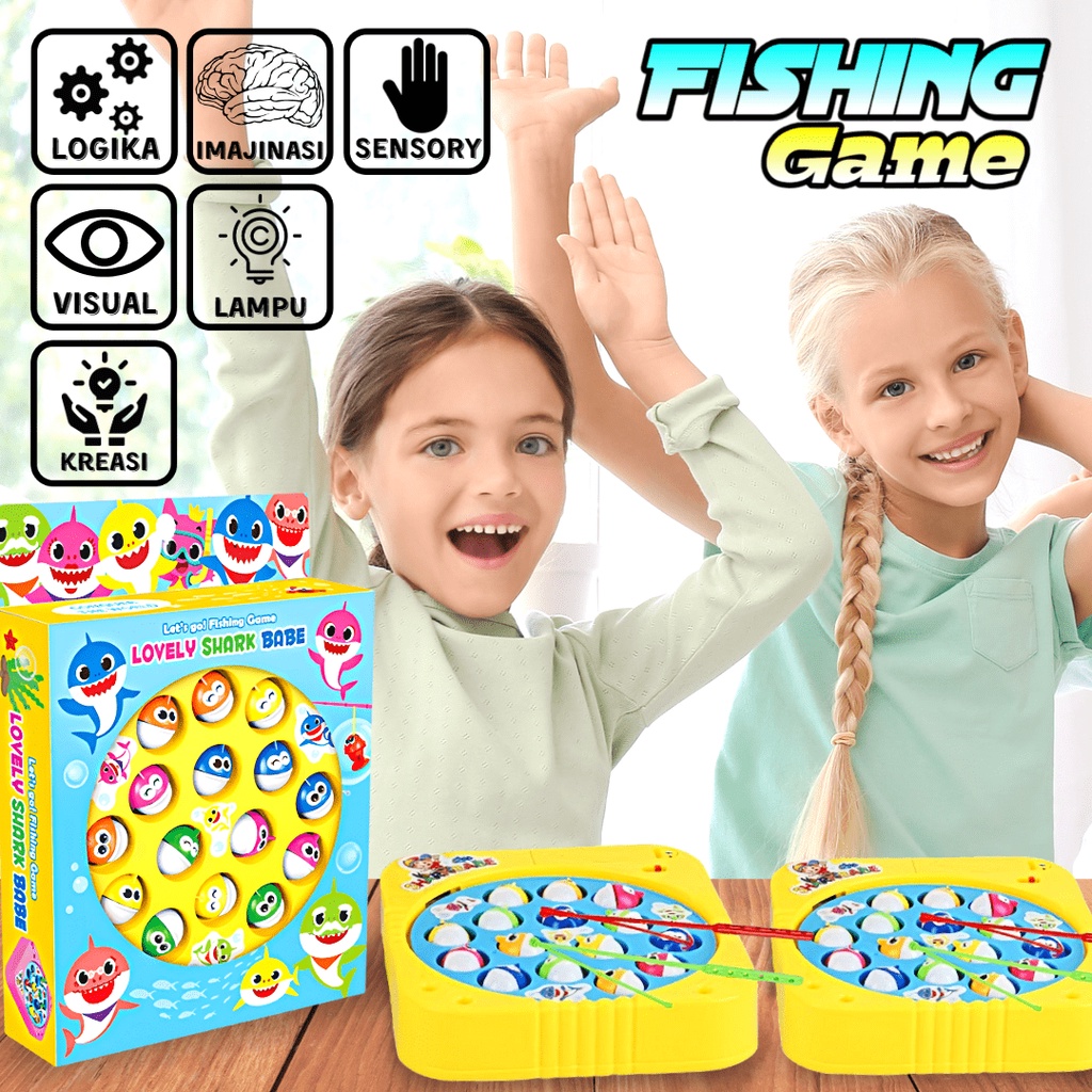 Fishing Game | Mainan Memancing Ikan Magnet | Mainan Anak 3 Tahun | Mainan Terbaru 2021 Laki Laki