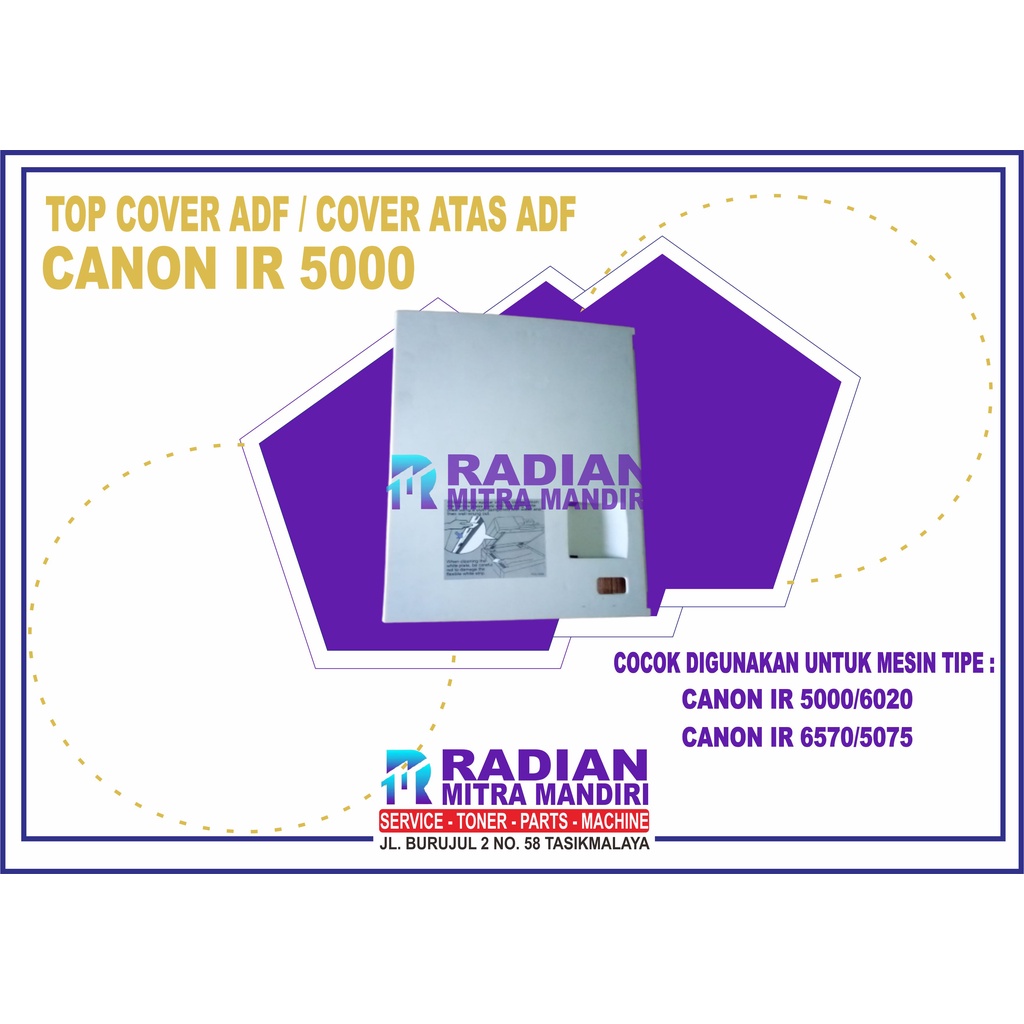 COVER ADF ATAS TOP COVER ADF MESIN FOTOCOPY CANON IR5000 IR6000 IR5020 IR6020 IR5075 IR6570