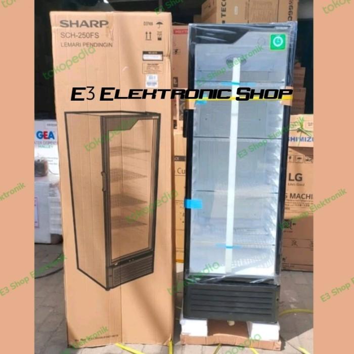 Showcase Sharp SCH-250FS Display Cooler Kulkas Pendingin Minuman