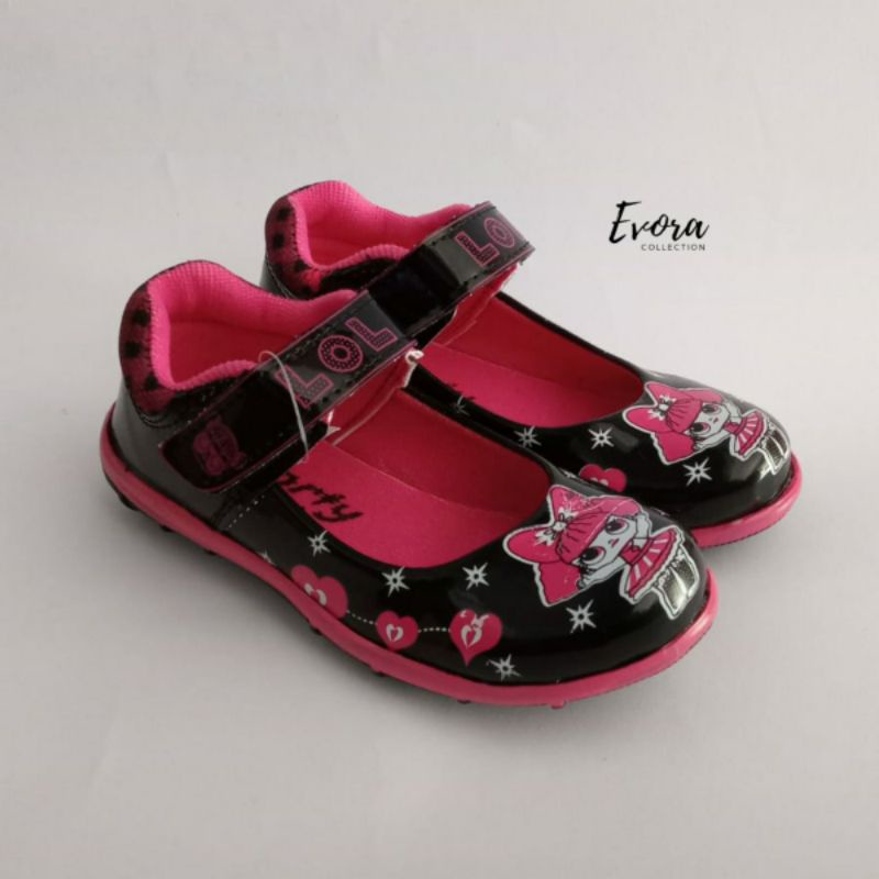 Sepatu anak perempuan balet flatshoes sekolah TK SD // Sepatu sekolah anak cewek PAUD TK LOL hellokitty