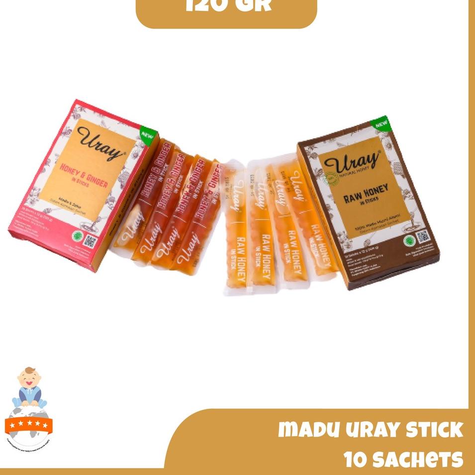

BARU K890 Madu Uray Stick / Natural Honey 10 Sachets 120gr ☁