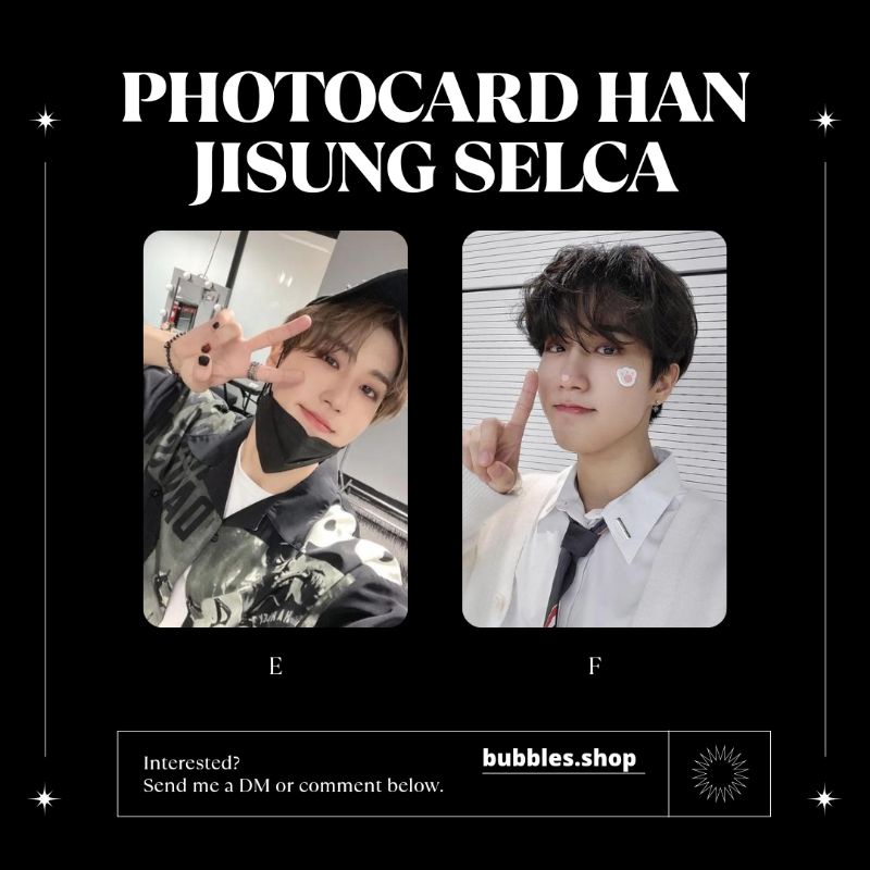 PHOTOCARD UNOFFICIAL HAN JISUNG STRAYKIDS SELCA