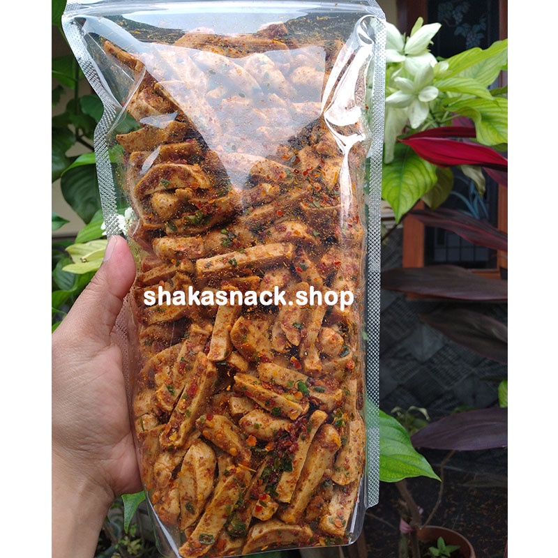 

Basreng Pedas Daun Jeruk 250gr Renyah Gurih Bumbu Medok