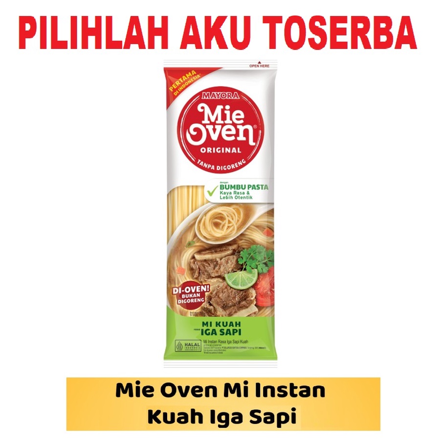 Mie OVEN Mayora Mi Instan KUAH IGA SAPI - ( HARGA 1 PCS )