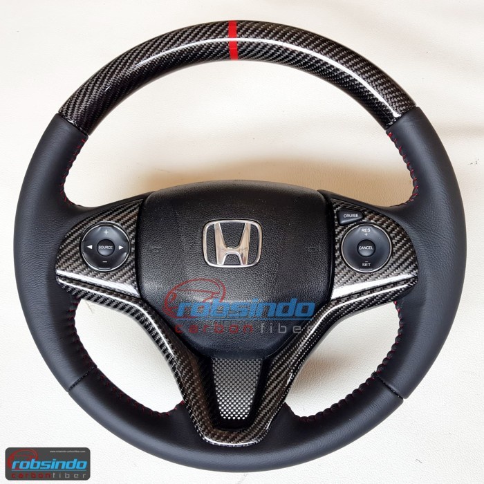 Stir/setir/steering wheel jazz gk5/harv/vezel carbon