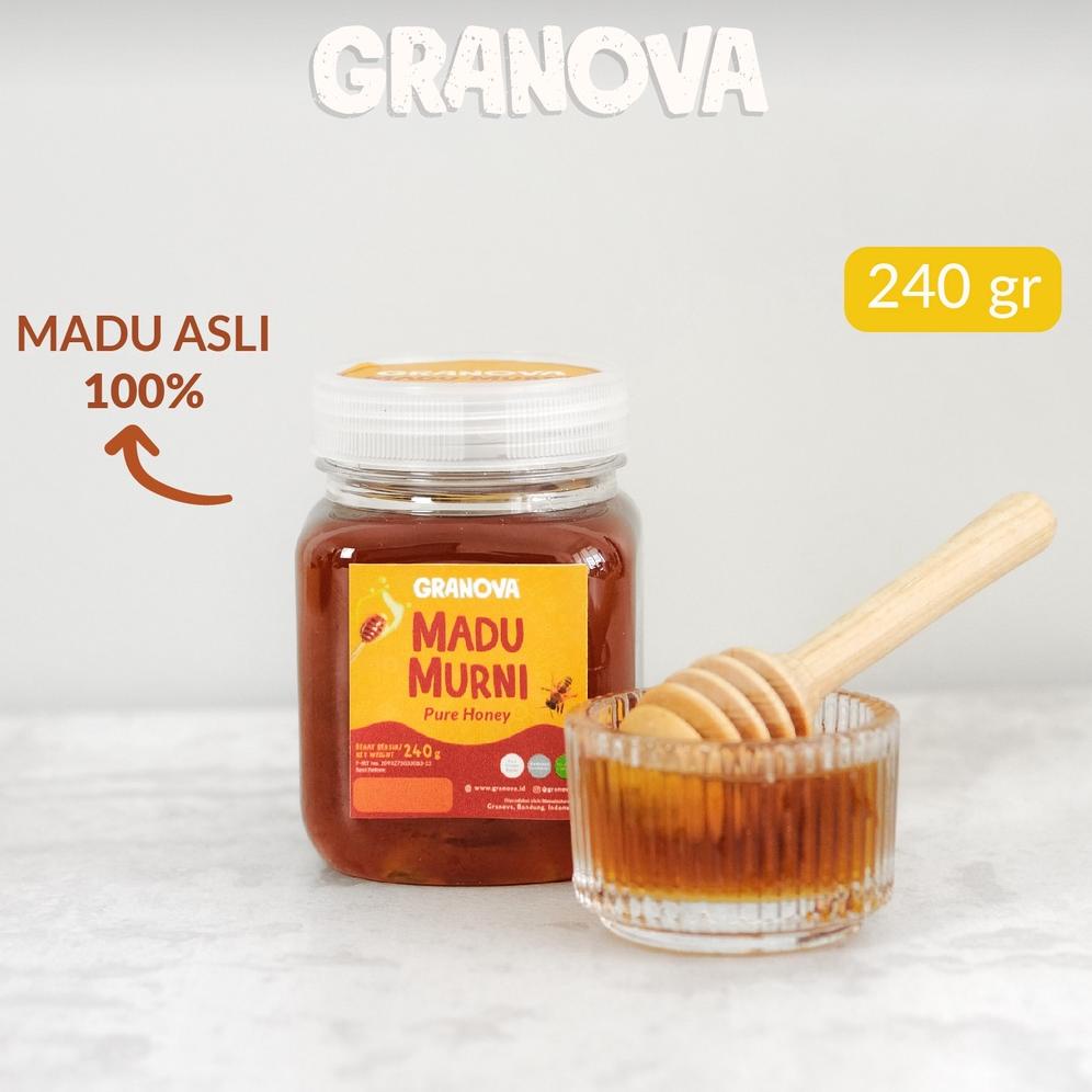 

BISA COD Madu Asli 100% - Madu Murni Randu Granova 240gr - Sehat, Natural (100% Pure Honey) Extra Bonus