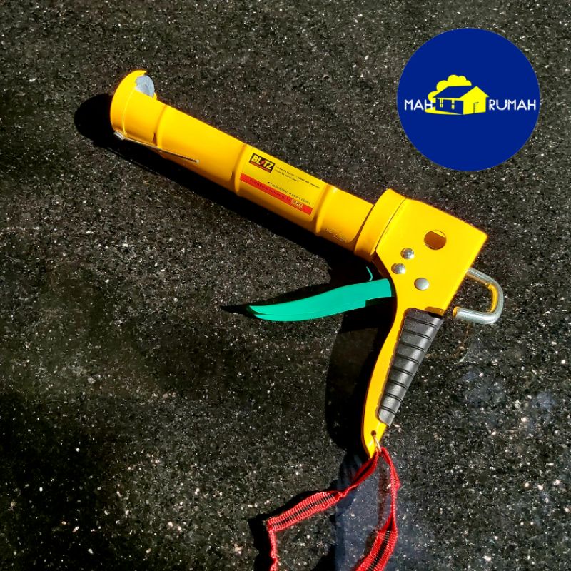 Alat Tembak Sodokan TEMBAKAN LEM BOTOL SILIKON Silicone Sealant Kaca Tabung - BLITZ BESI