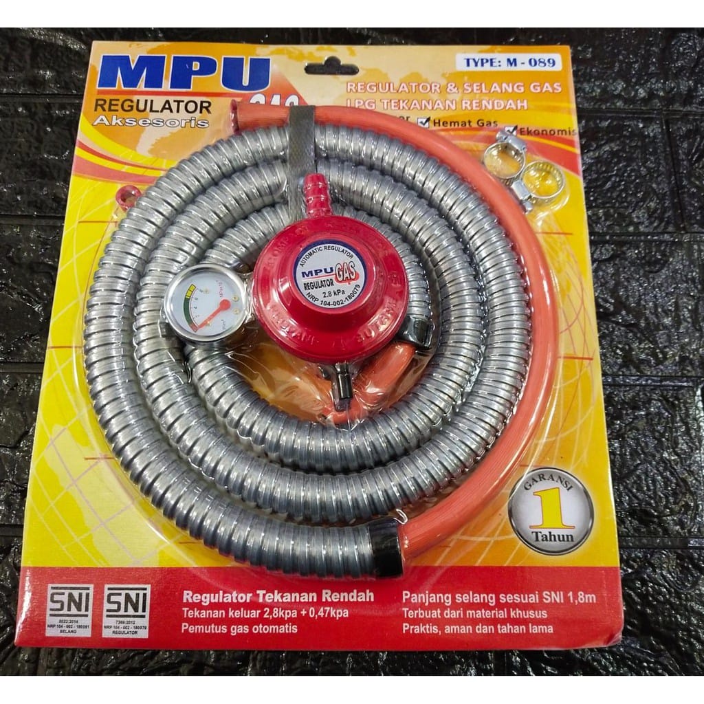 REGULATOR SELANG GAS MPU ANTI BOCOR TYPE M-089