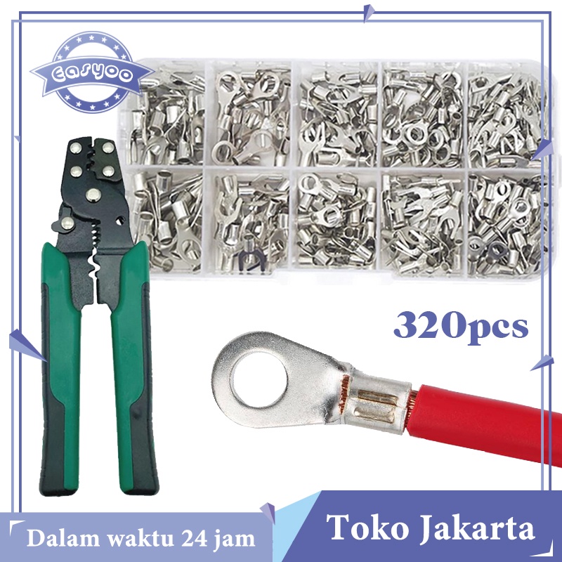 Skun Kabel Listrik 320pcs Dan Tang Potong Kabel Tang Crimping Krimping Skun Wire Pliers