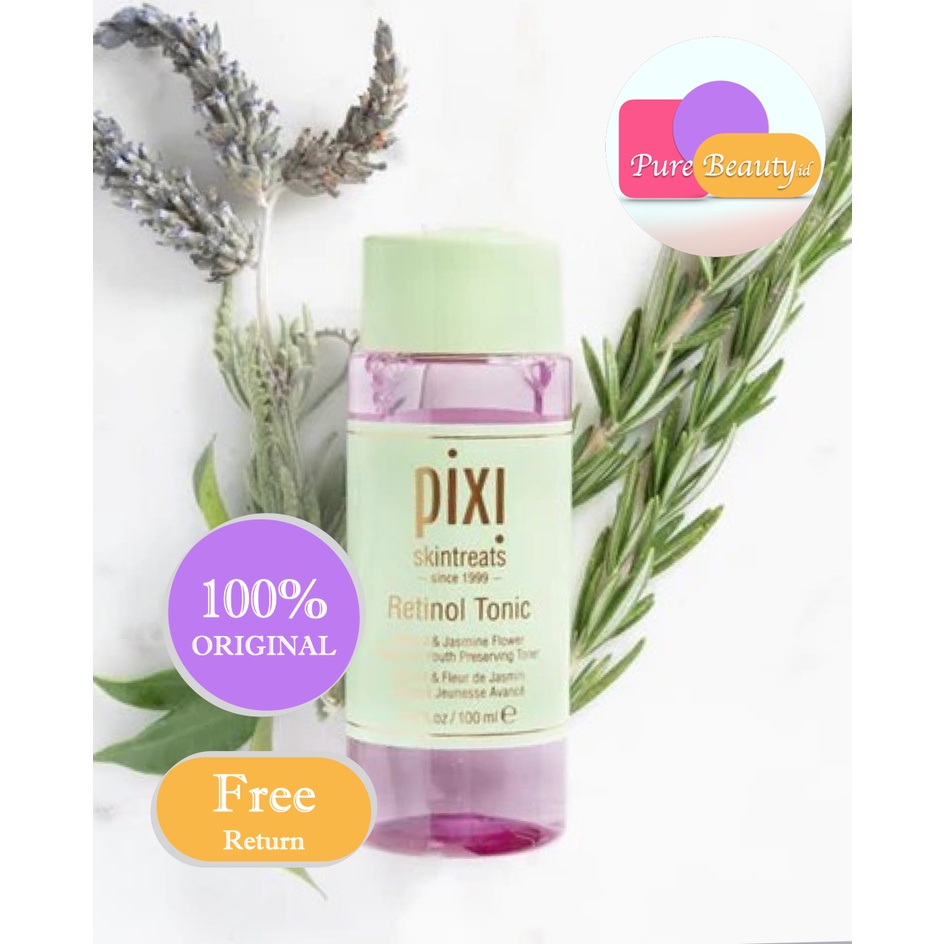 PIXI Retinol Tonic 100ml  Pelembab Mencerahkan Mulus