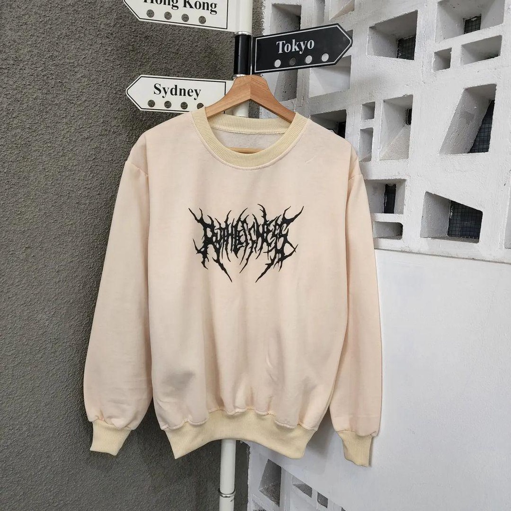 Sweater Crewneck TATTO bisa untuk pria/wanita