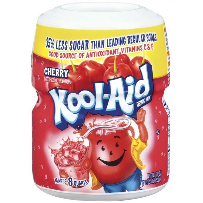 

KOOL AID JAMMERS FLAVORED DRINK TROPICAL PUNCH / CHERRY / GRAPE USA