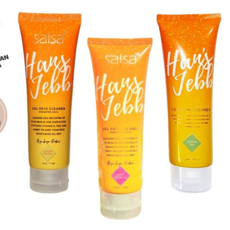 SALSA Hans Jebb Peeling Gel - Skin Cleanser Hans's Scrub Eksfoliasi, solusi untuk Penghilang Daki